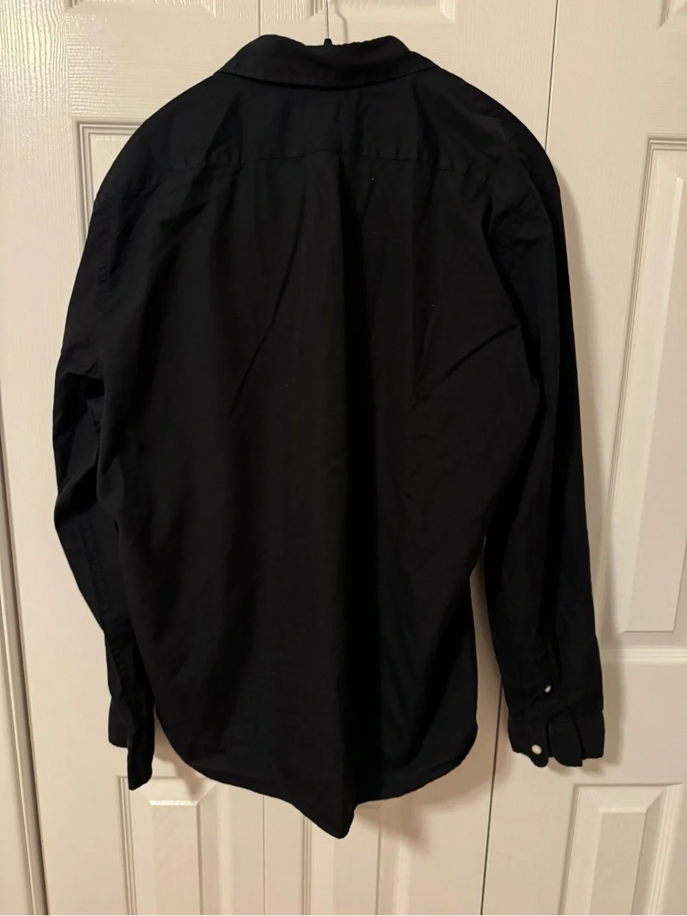 J.Crew Secret Wash Slim-Fit Black Button-Down Shirt – Men’s XL